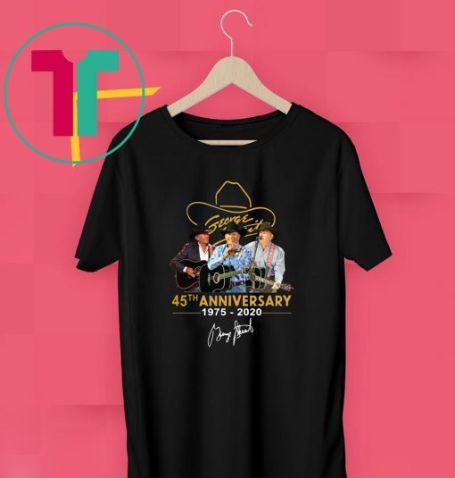 George Strait 45th Anniversary Signature T-Shirt