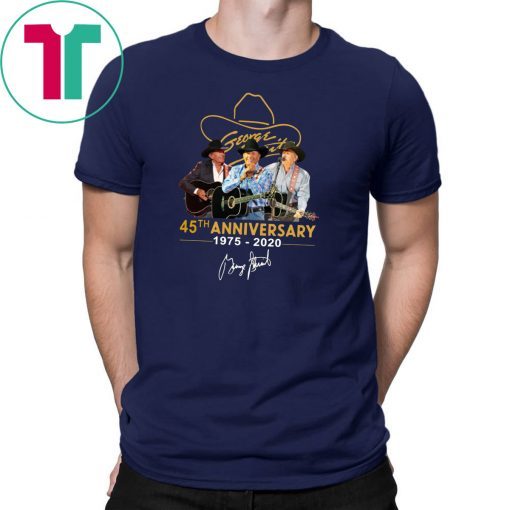 George Strait 45th Anniversary Signature T-Shirt