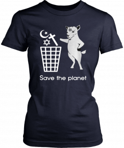 Goat Satan save the planet T-Shirt
