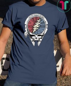 Mens Grateful dead steal your face millennium falcon Classic T-shirts