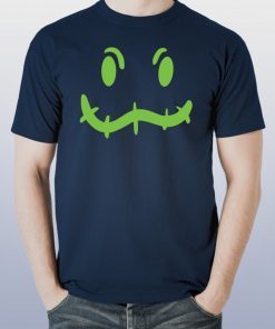 Green Boogie Man Scary Face T-Shirt