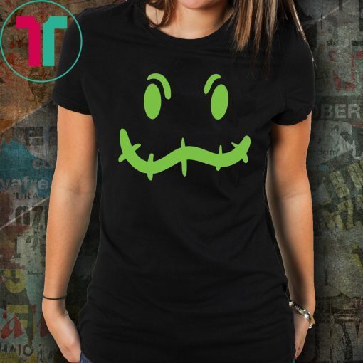 Green Boogie Man Scary Face T-Shirt