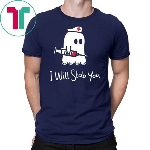 Halloween boo I will stab you nurse shirt