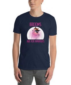 Halloween brooms are for amateurs flamingo shirt