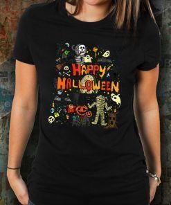 Happy Halloween Scary Retro T-Shirt