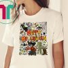 Happy Halloween Scary Retro Tee Shirt