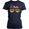 Hello Third Grade Retro Sunset Glasses 3rd Grade Team Gift T-Shirt