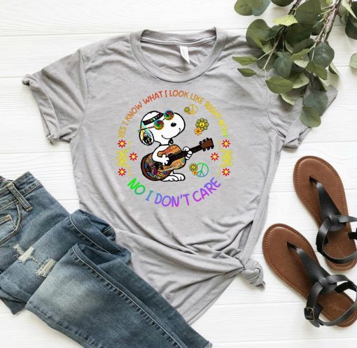 Hippie yes I know what I look like right now no I don’t care snoopy Classic 2019 Gift T-shirts