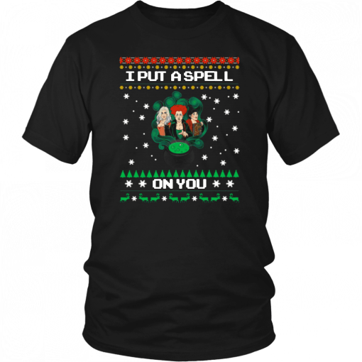 Hocus Pocus I Put A Spell On You Christmas Shirt