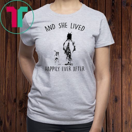 Horse and she lived happily ever after shirt