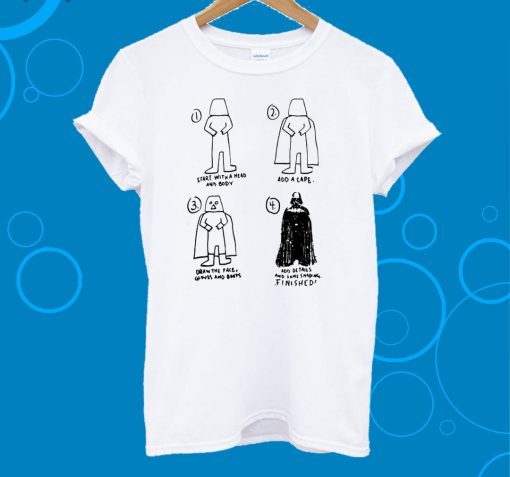 How To Draw Darth Vader T-Shirt