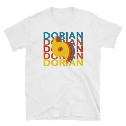 Florida 2019 Vintage Repeat Hurricane Dorian Short Sleeve Unisex Tee Shirt