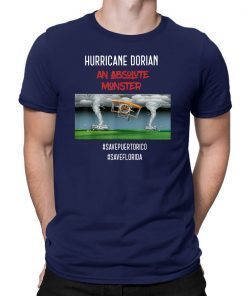 Hurricane Dorian tshirt An Absolute Monster Hurricane Dorian T-Shirts1