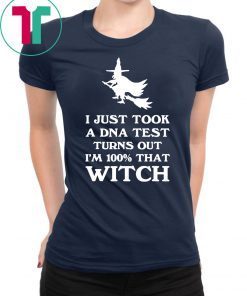 I Just Took a DNA Test Turns Out Im 100 That Witch Halloween Unisex Gift T-Shirt