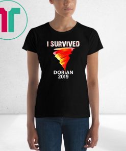 I Survived Hurricane Dorian Florida Storm Flood Tee Shirt