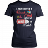 I just started a book club we read wine Labels Shirt