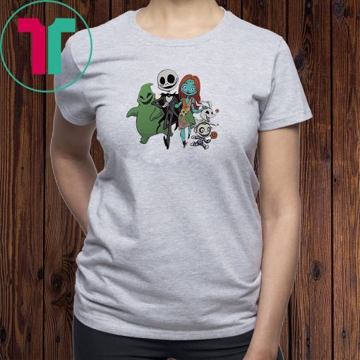 Jack Skellington and Sally and Zero Friend T-shirtJack Skellington and Sally and Zero Friend T-shirt