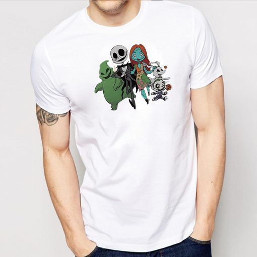 Jack Skellington and Sally and Zero Friend T-shirt