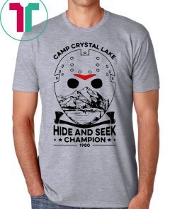 Jason voorhees camp crystal lake hide and seek champion 1980 shirt