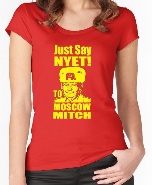 Putins Mitch 2020 Funny Gift T-Shirts Just Say Nyet To Moscow Mitch Mcconnell Unisex Gift T-Shirt