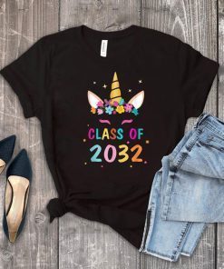 Kid Unicorn First Day Of School Class Of 2032 Grow With Me T-Shirt