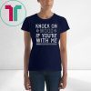 Knock On Wood If You're With Me Shirt Oakland Football Mens T-Shirt