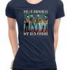 Krueger Michael Jason Leatherface Hello Darkness my old friend shirt