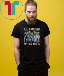 Krueger Michael Jason Leatherface Hello Darkness my old friend shirt