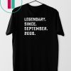 Legendary Since September 2006 Birthday Gift For 13 Yrs Old T-Shirt