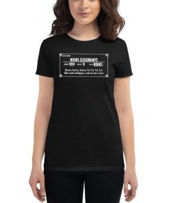 Light armor boobs legendary armor 999 weight 9 value 99999 Tee shirt