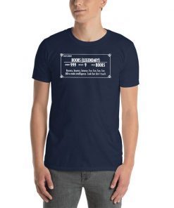Light armor boobs legendary armor 999 weight 9 value 99999 Tee shirt
