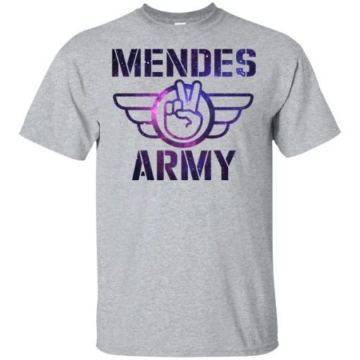 Mendes Shawn Army shirt