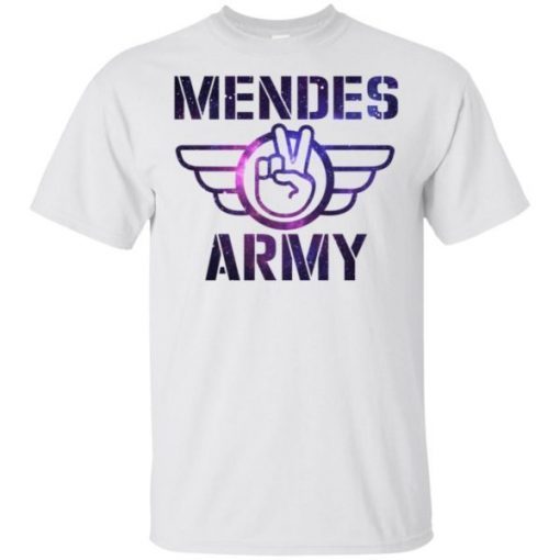 Mendes Shawn Army shirts