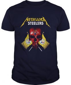 Metallic Pittsburgh Steelers punisher shirts