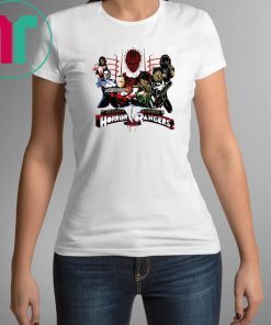 Mighty morbid horror rangers superheroes shirt