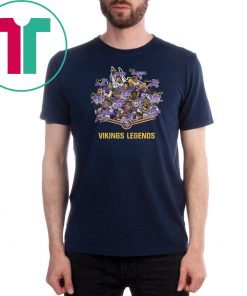 Minnesota vikings legends signatures shirt