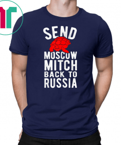 Moscow Mitch McConnell Russia Turtle Meme Election Security T-Shirt Kentucky Democrats Gift T-Shirt