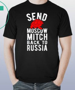Moscow Mitch McConnell Russia Turtle Meme Election Security T-Shirt Kentucky Democrats Gift T-Shirt