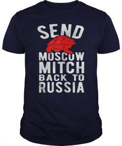 Moscow Mitch McConnell Russia Turtle Meme Election Security T-Shirts