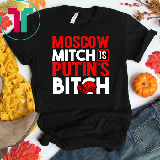 Kentucky Democrats 2020 Gift T-Shirt Moscow Mitch Putin's Bitch Russia Red Turtle meme T-Shirt