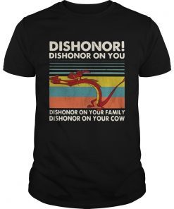 mushu dishonor shirt