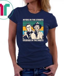 Myers in the streets Krueger in the sheets vintage shirt