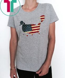 NRCC Greenland USA Distress 51st State President Trump Flag T-Shirt