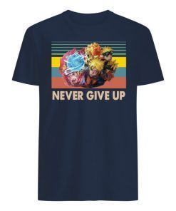 Naruto Never Give Up vintage shirts