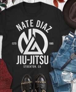Nate Diaz Jiu Jitsu Stockton Asphalt Shirt