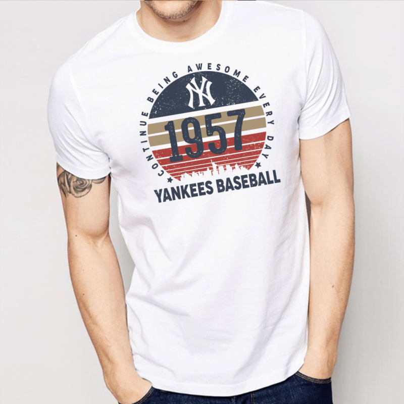 New York Yankees 1957 Continue Being Awesome Everyday Yankees Baseball