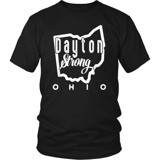 Ohio Map Dayton Strong Funny Ohio lover Gifts patriotic Tee Shirt