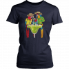 Parrots Drinking Margarita Hawaiian Vacation Birds Shirt