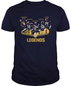 Pittsburgh Steelers team legends signatures shirts