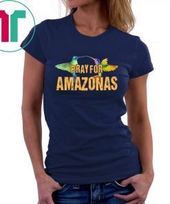 Mens Pray For Amazonas 2019 Tee Shirt